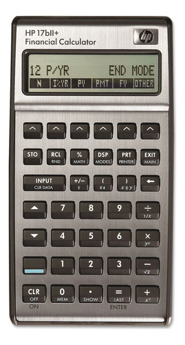 Calculadora Financiera Hp 17biiplus 17bii+, Lcd De 22