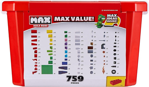 Bloques para armar Zuru Max Build More 759 piezas en caja