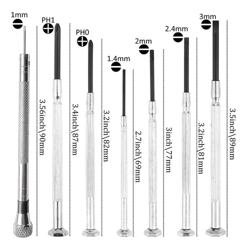 Kit De Reparación De Anteojos Y Gafas De Sol, Con Destornill