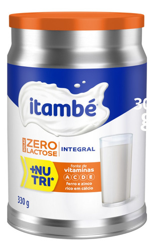 Leite Em Pó Itambé Zero Lactose 330g