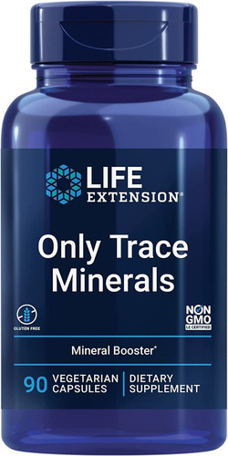 Life Extension Only Trace Minerals Zinc, Cromo, Boro 90 Caps