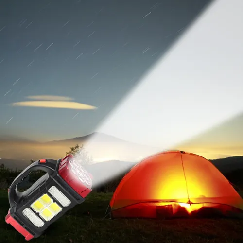 Linterna Led Superpotente De 30000 Lúmenes Recargable Con Lu