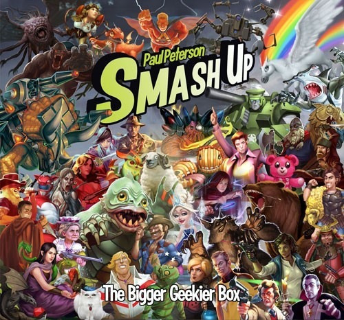 Smash Up The Bigger Geekier Box Jogo De Cartas Importado Aeg