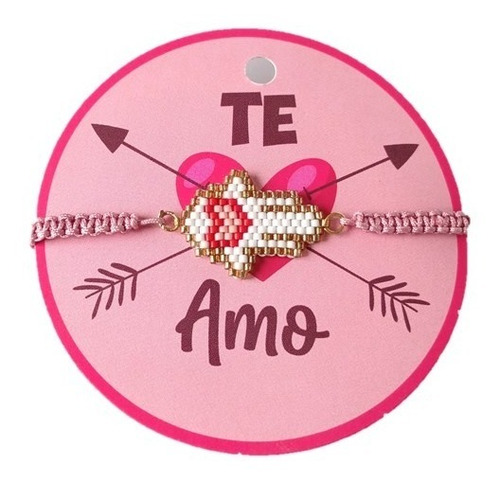 Imagen 3 de 4 de Pulsera Regalo Tejida Miyuki Mano De Hamsa Jamsa + Empaque