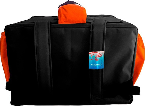 Imagem 3 de 3 de Bolsa Mochila Delivery Bag Pizza 52cm Isopor Adapatado