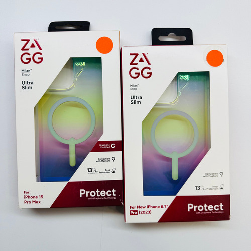 Protector Funda Zagg Transparente iPhone 14/15 Plus Magsafe