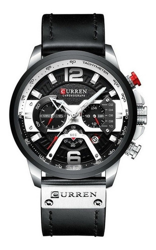 Curren 8329 Relógio Quartz Masculino Cronógrafo Luxo S1