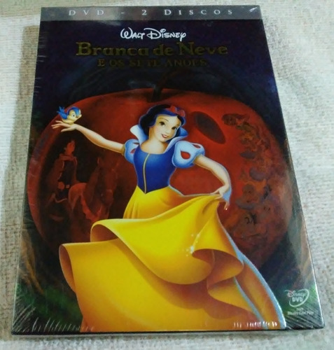 Dvd Branca De Neve E Os 7 Anoes Disney Duplo C/ Luva Lacrado