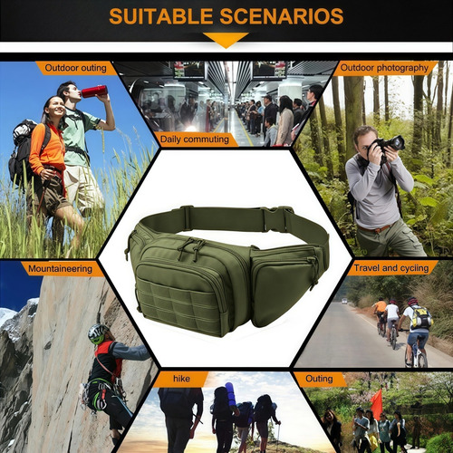 Riñonera Impermeable Multiusos Para Deportes Al Aire Libre