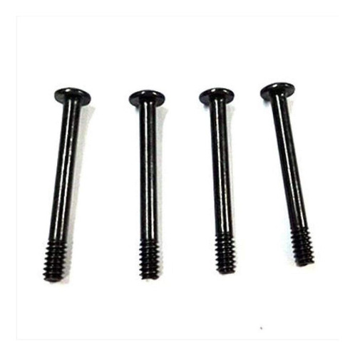 4 Unids Lote Tapa Superior Tornillo Largo 1.2 in Negro Para