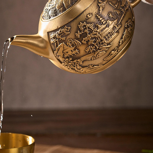 Tetera De Cobre, Cafetera Con Asa, Tetera, Tetera De