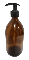 Comprar Frasco Botella De Vidrio Ámbar 500ml Con Cremera (pack X 5)