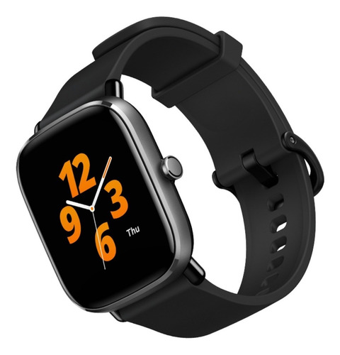 Imagen 4 de 6 de Smartwatch Amazfit Fashion GTS 2 Mini Sport 1.55" caja 1.55" de aleación de aluminio black, malla midnight black de silicona A2018