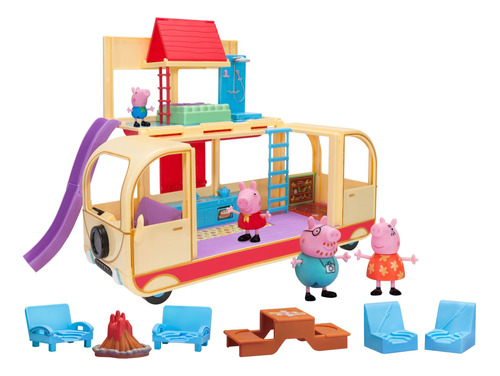 Peppa Pig's Carmpervan Family Pig Adventures Playset