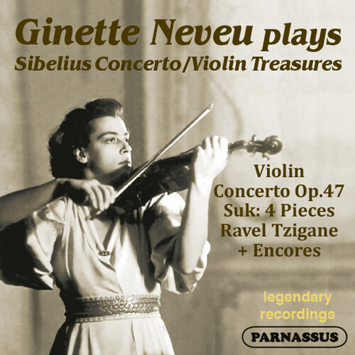 Concierto Para Violín De Ginette Neveu Sibelius, 4 Piezas Y