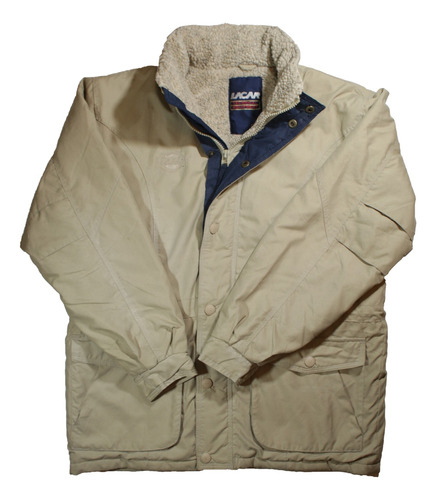 Campera Parka Impermeable Con Corderito