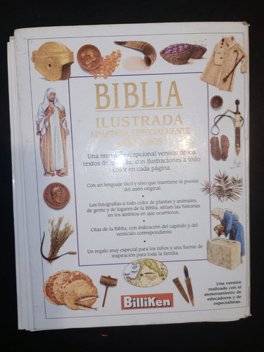 Biblia Ilustrada Adaptada Especialmente Para Niños Billiken