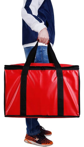 Cherrboll Bolsa De Entrega De Pizza Aislada, 20 X20x14 Pulga
