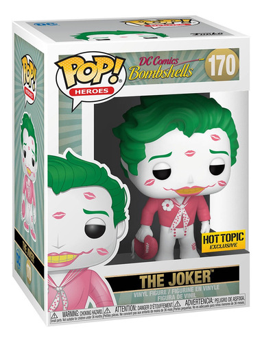 Funko Pop Heroes Dc Comics The Joker 170 Hot Topic Exclusive