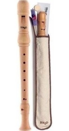 Flauta Dulce Soprano Germana - Madera Stagg Rec3-gerwd