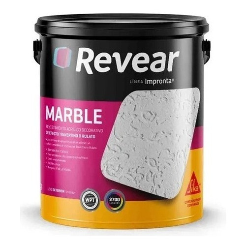 Revear Marble Reves. Acrilico Tex. Media 30 Kg-pintu Zero R.