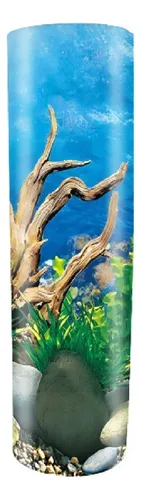 Respaldo Doble Vista P/ Acuario Bosque Corales 60cm Lomas