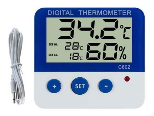 Termometro Higrómetro Cocina Nevera  Termohigrometro Alarma