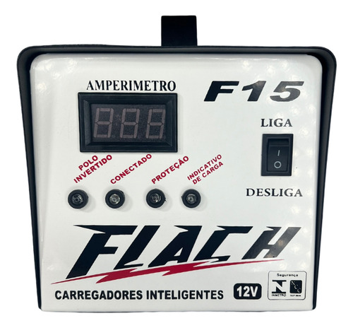 Carregador De Bateria Inteligente 12v 15a Com Flutuador