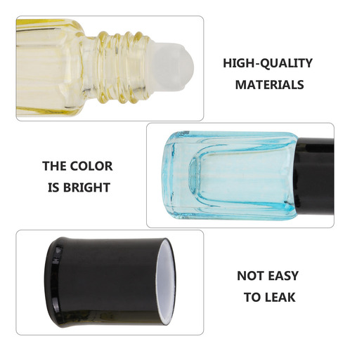 Botella De Aceite Esencial Recargable De 3 Ml, 6 Unidades, B