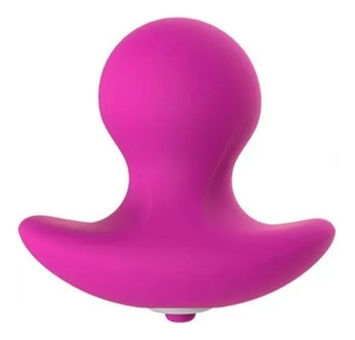 Plug Vibrador Anal O Vaginal De Silicona 