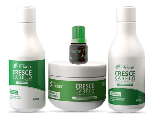 Kit Completo Cresce Cabelo - Extrato De Priorin