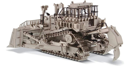 Diecast - Esc 1:50 - Bulldozer Cat. D11t Color Plata Mat Csg