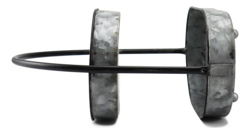 Soporte Pequeño Philpety Vintage De Metal Galvanizado Rústic
