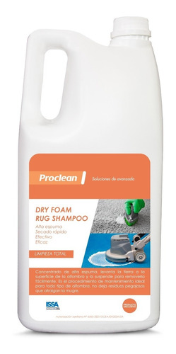 Shampoo Alta Espuma Lavado De Alfombra Dry Foam Rug 3.8 L