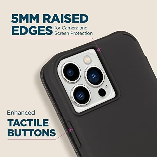 Funda Case-mate Para iPhone 14 Pro Mag Wallet Black