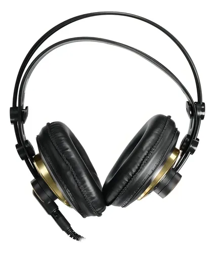 Fone de ouvido over-ear AKG K240 Studio preto | MercadoLivre