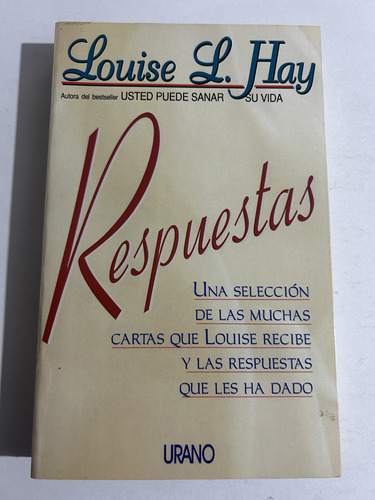 Libro Respuestas - Louis L. Hay - Muy Buen Estado - Oferta