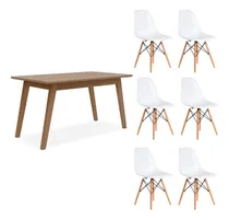 Comprar Combo Escandinavo Mesa Paraiso Ext 180-220 + 6 Sillas Eames