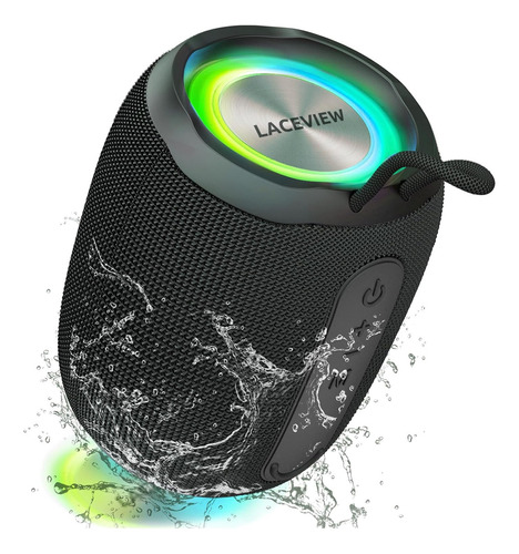 Laceview Altavoz Bluetooth, Altavoces Portátiles Inalámbrico Color Color: Black-b 110v