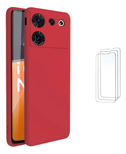 Funda De Silicona De Color Sólido Para Nubia Z50s Pro-c /.