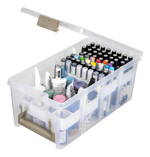 Artbin Semi Satchel Con Bandejas De Accesorios Contenedor De