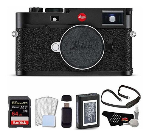 Camara Leica M10 Digital Rangefinder Black Body Kit 64g 1638