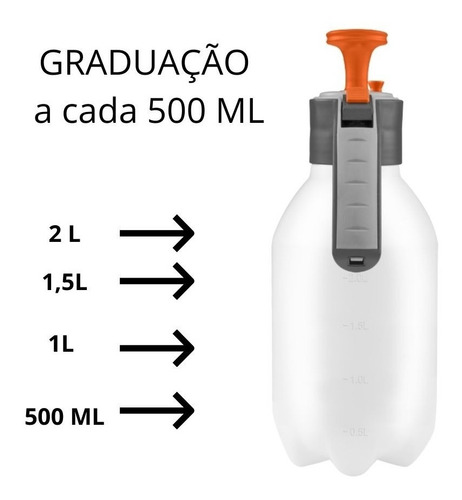 Pulverizador Manual Compressão Prévia 2 Litros Tramontina