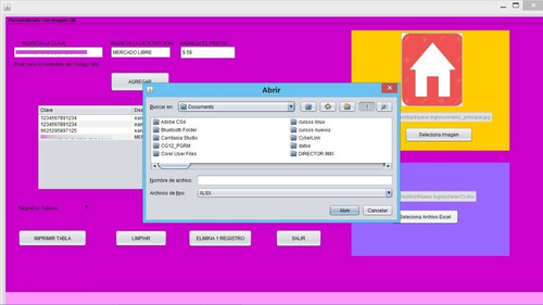 Generador De Códigos Barras Con Opción Importar Desde Excel