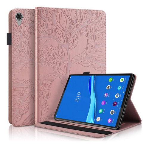 Funda Lenovo Tab M10 Hd 2ª Gen 10.1 Cuero Bolsillo/rose Gold