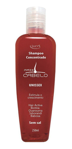 Shampoo Mais Cabelo Unissex 250 Ml