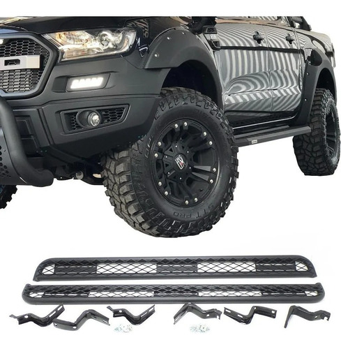 Estribos Para Ford Ranger Metal 2015-2020