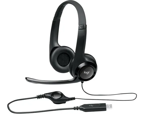 Auricular Logitech H390 Headset Usb Clear Chat C/ Microfono