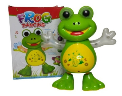 Brinquedo Sapinho Dançarino Musical Com Som Luz E Movimento!