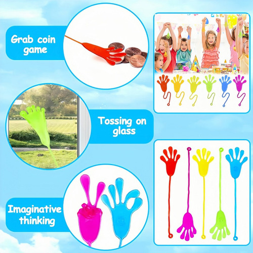 Juguetes Educativos Elásticos Y Adhesivos De 50 Piezas
